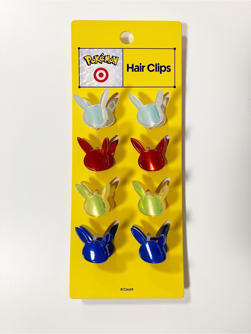 Pokemon | Pack of Eight Pikachu Hair Clips